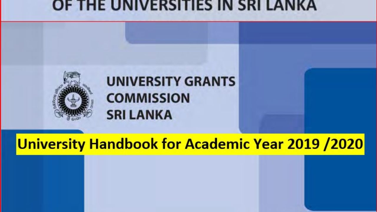 Ugc Released University Handbook March 5th Lanka Education News