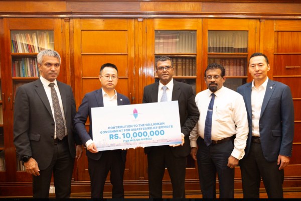 CHEC Port City Colombo Donates Rs. 10 Million and Provides On-Ground Support for Cyclone Ditwah Recovery